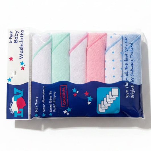 6pcs Washcloths