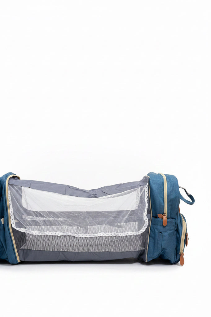 Multifunctional Baby Diaper Bag with Portable Travel Bed